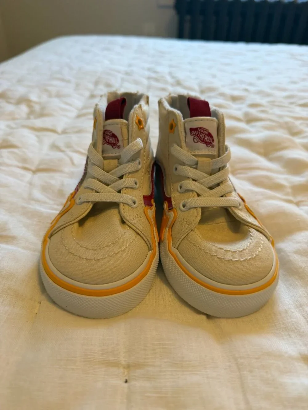 Toddler Girls Janie Jack Rainbow Stripe Sweater & Vans Star Sneaker Set